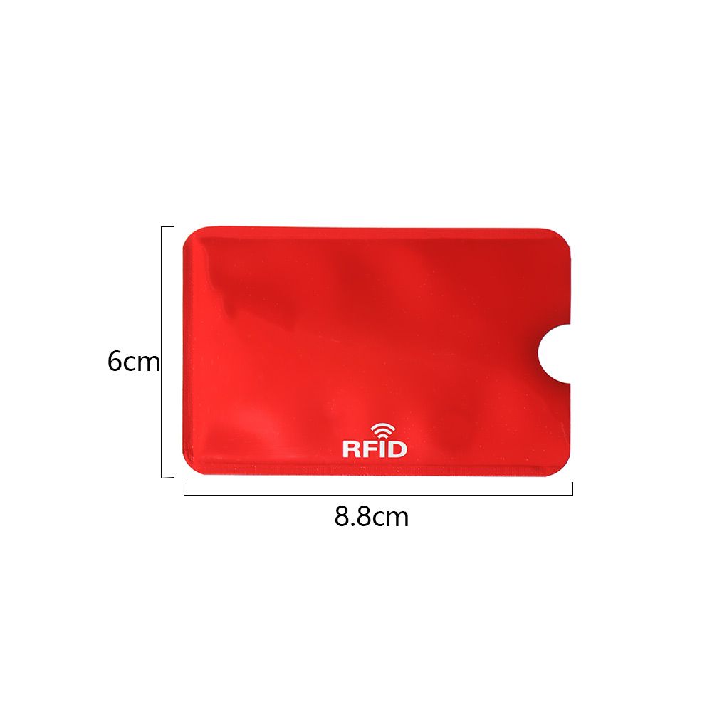 10PCS Safety Protection Anti-theft Bank Card Holder Blocking Sleeve Protect Case Cover RFID Blocker