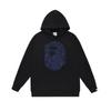 Mens Womens Streetwear Hoodie With Japanese Style Bape Print Loose Fit Cotton Pullover Winter