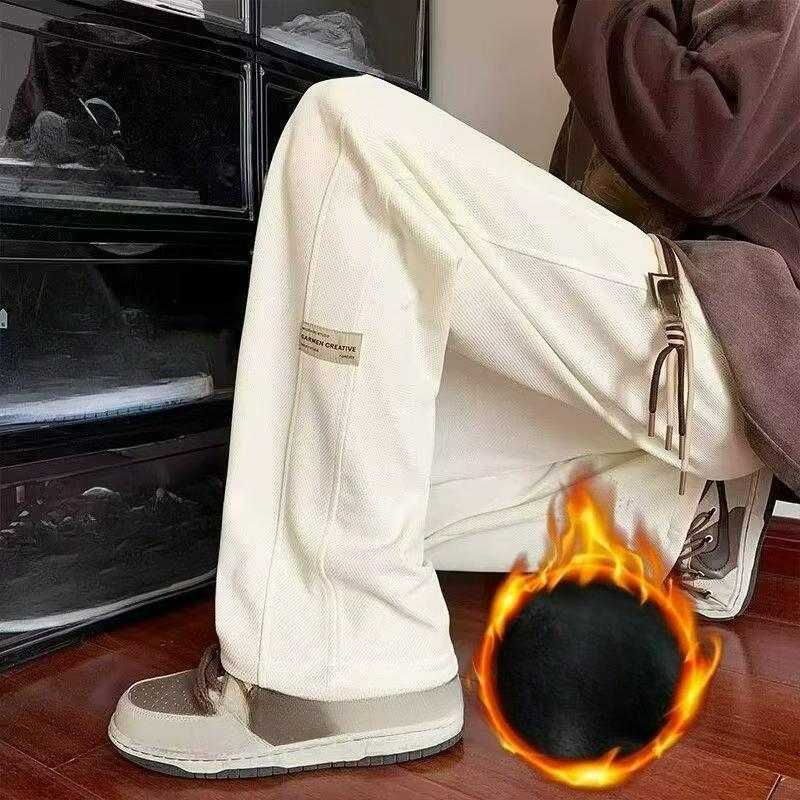 

Autumn Men s Sweatpants Straight Loose Wide-leg Pants Boys Sports Casual Pants 3XL