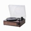 MultiFunctional Turntable | WoodGrain Cabinet, Allinsingledisk Player, Audio Input Connectivity,