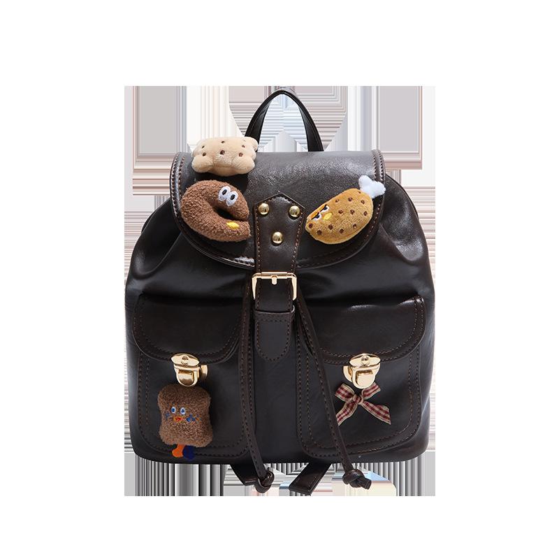 Женский рюкзак большой вместимости с ретро леопардовым принтом 2025 – Осенне-зимний нишевый дизайн