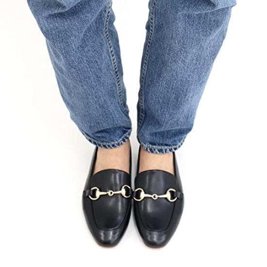 Low heel flat made in 130010100010 [Diana] shoes, Japan, black, 23.0cm,