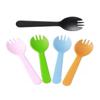 UOSO Individually Wrapped Disposable Plastic Spoons