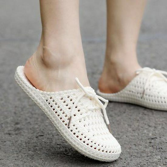 Women's Thick-Soled Bow Bathroom Slippers - Soft Sole, In Stock (Summer 2023)