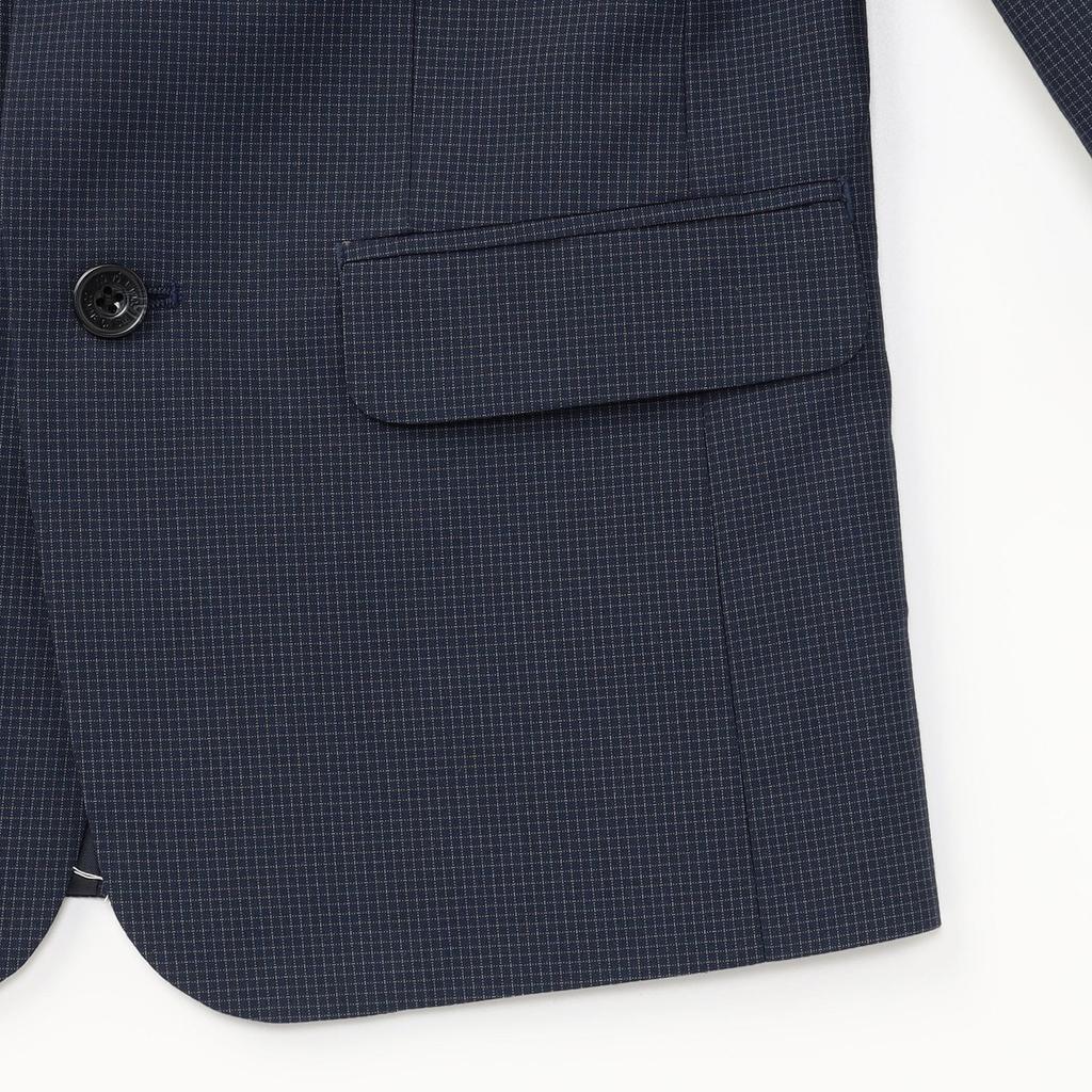 Micro-Karo Anzug 130cm Marineblau [Comciseism] (110-130cm) 98-03SI05-204