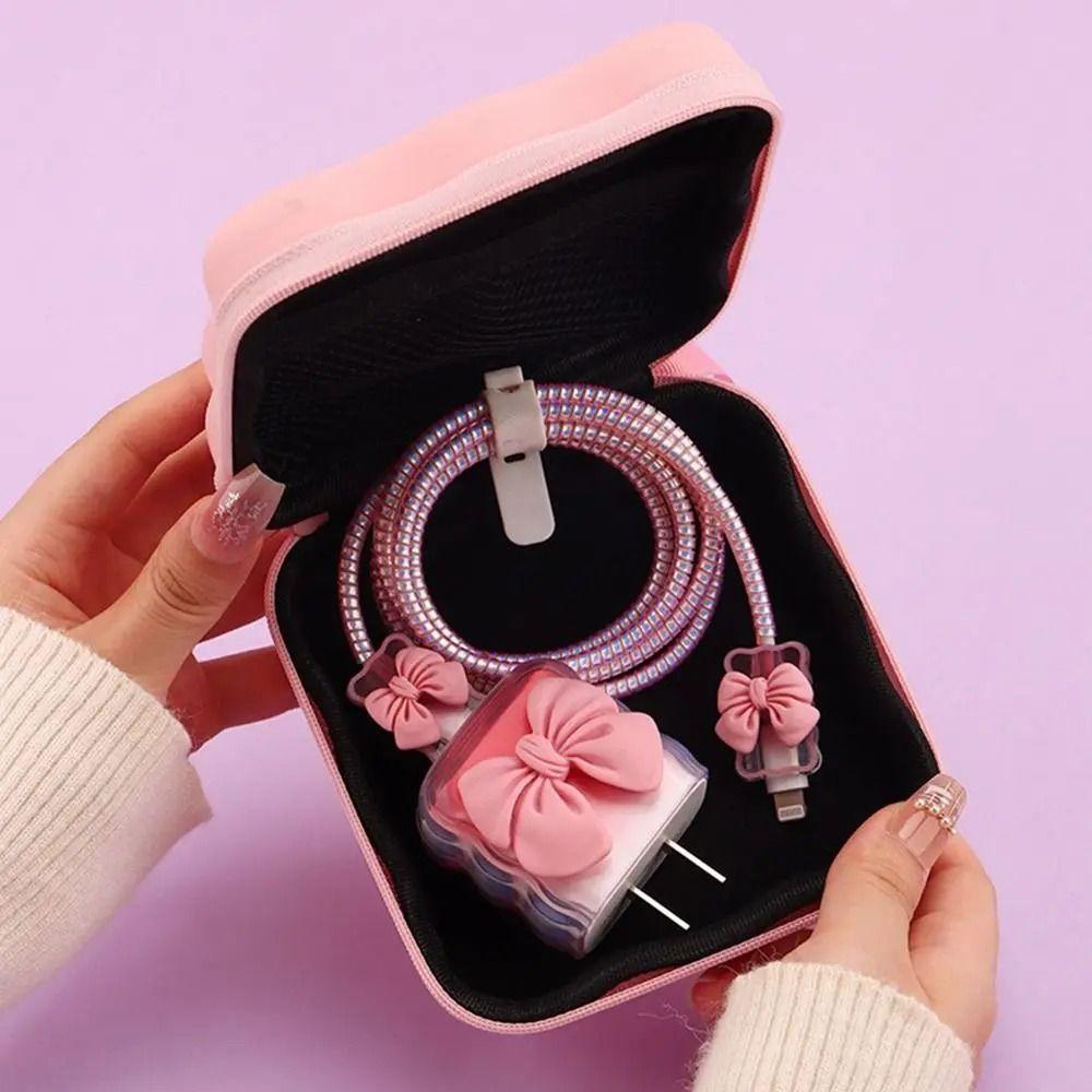 Protection Sleeve Data Cable Pack Charger Protector Power Cable Bag Organizer  Mobile Phone Cable