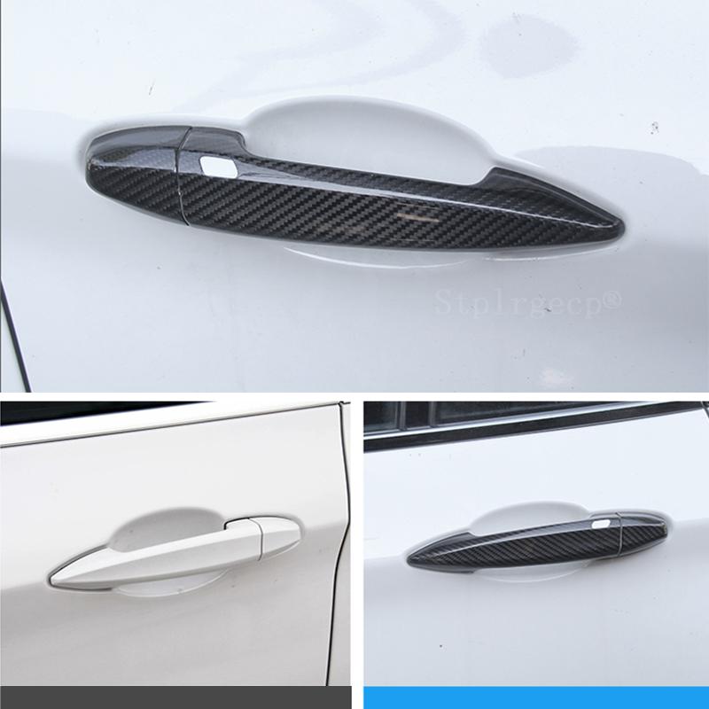 

100% настоящее углеродное волокно, чехол для внешней дверной ручки автомобиля для BMW X1 F18 X2 F39 X5 F15 X6 F16 2 серии F45, дверь из углеродного волокна