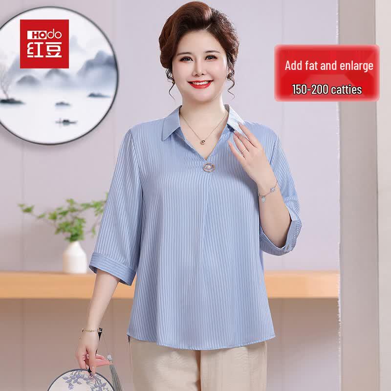 Hodo Women s Plus Size 3/4 Sleeve Summer Top & Pants Sets 5XL