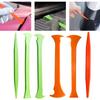 3Pcs/set New Vinyl Car Wrap Tool Protable Cars Micro Stick Squeegee Window Tinting Kit Corner Scraper Curves Slot Tucking Tools