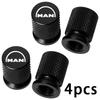 4PCS Colorful Car Accessories Car Tire Valve Cap For MAN TGX TGM TGA TGS TGE