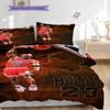 Dynamic Dunk Action Three-piece set(1 * duvet cover + 2 * pillowcase, without core)Duvet cover and pillowcase Christmas birthday gift