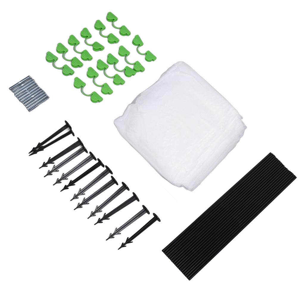 Greenhouse Hoops Grow Tunnel Long Garden Hoops Rust Free Fiberglass Garden Hoops Frame DIY Plant