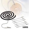 Metal Double Ended Mosquito Coil Clip Portable Broken Incense Clip Stand Mosquito Coil Rack Photo Folder Label Card Holder