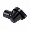 90 Degree Swivel Thermostat Housing Water Neck 1.5in Black Billet Aluminum Alloy Replacement for LS Engine