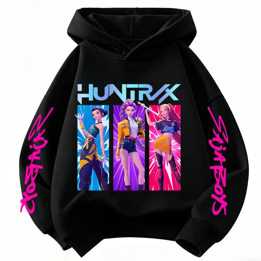 Demon Hunter Team Trendy Autumn/Winter Printed Hoodies for Men & Women