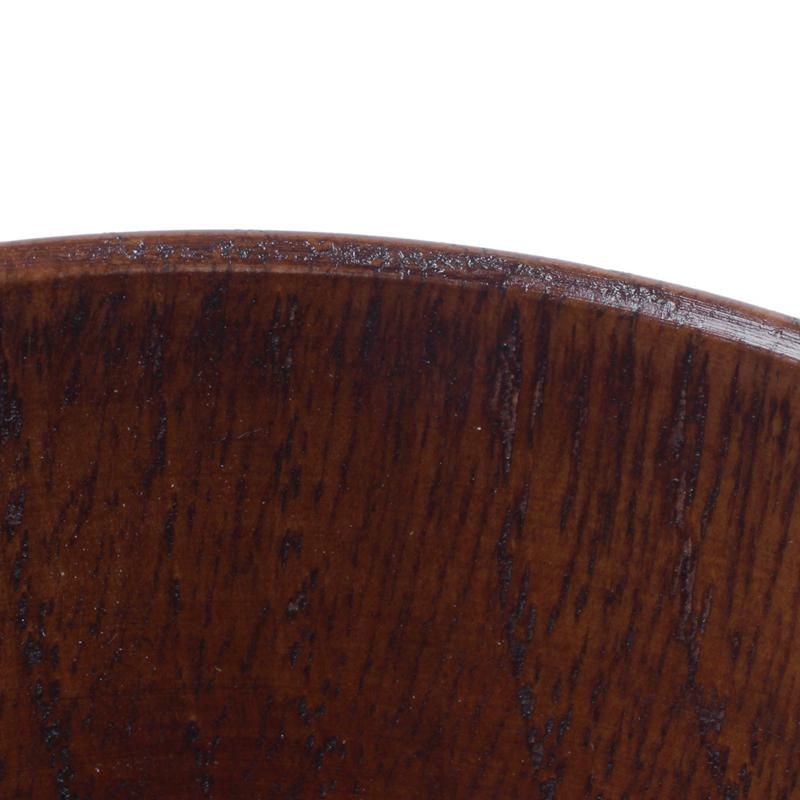 3X Wooden Bowls Wooden Soup Bowl Healthy Food Container Vintage Dinner Tableware Kitchen Accessories