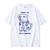 Womens Tshirt with Collarless Short Sleeved Casual Loose Top Soft Elastic and Breathable Daily Streetwear Highend Tshirt