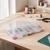 Plastic Storage Box 28 Grid With Slot Beaded Anti-string Grid  Jewelry Classification Parts Division Box Jewelry Box Organizer