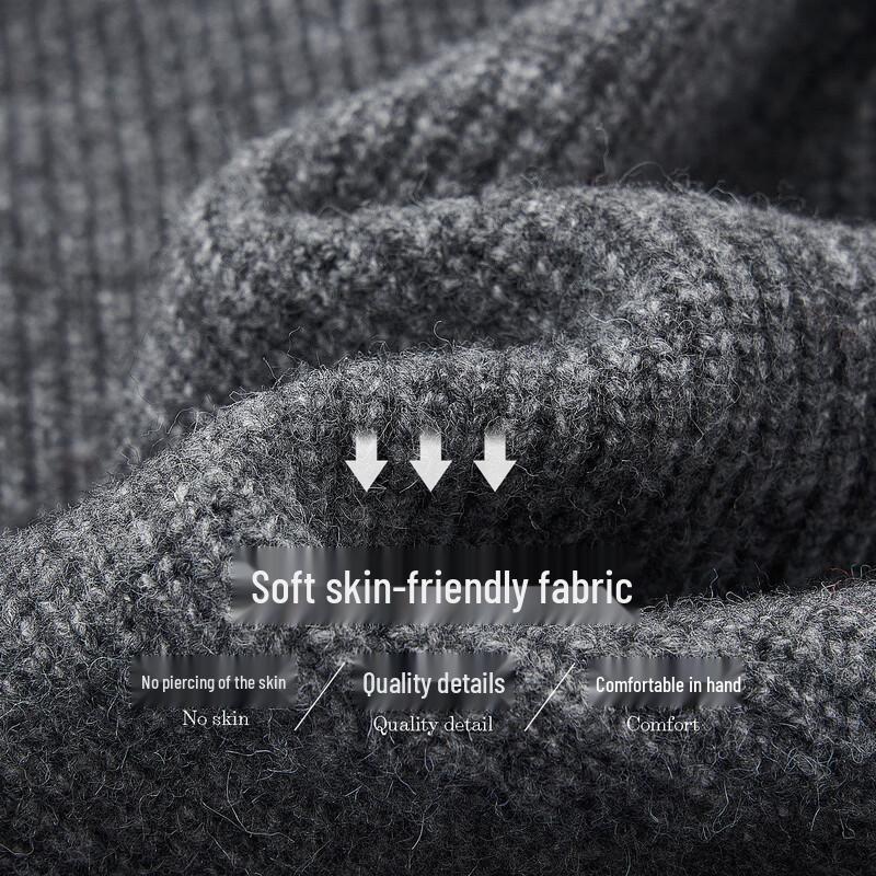 Demana Winter Faux 2-Piece Colorblock Wool Blend A-Line Dress with Belt