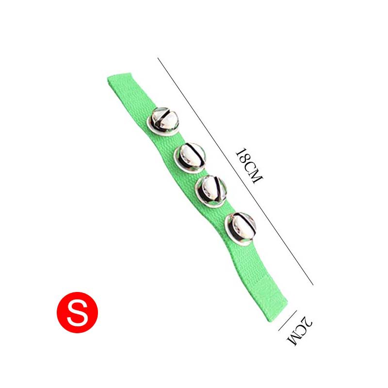 1 peça Sino de Pulso Colorido Brinquedo Instrumentos Musicais Iluminação Musical Lazer Entretenimento Adereços Adequado para Iniciantes TMZ