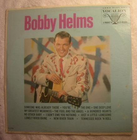 LP Record BOBBY HELMS  Bobby Helms VL3743 Vocalion 1965 US CountryFolk Used