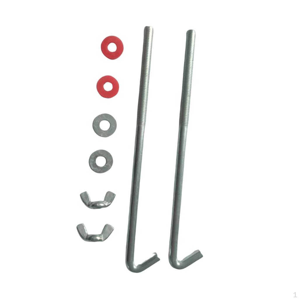 Battery Hold Down Bracket Adjustable Galvanized Iron Sturdy Rustproof Universal with for