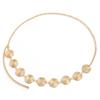 Cold Wind Spiral Pattern Metal Waist Chain Waist Chain Simple Geometric Disc Body Chain Female
