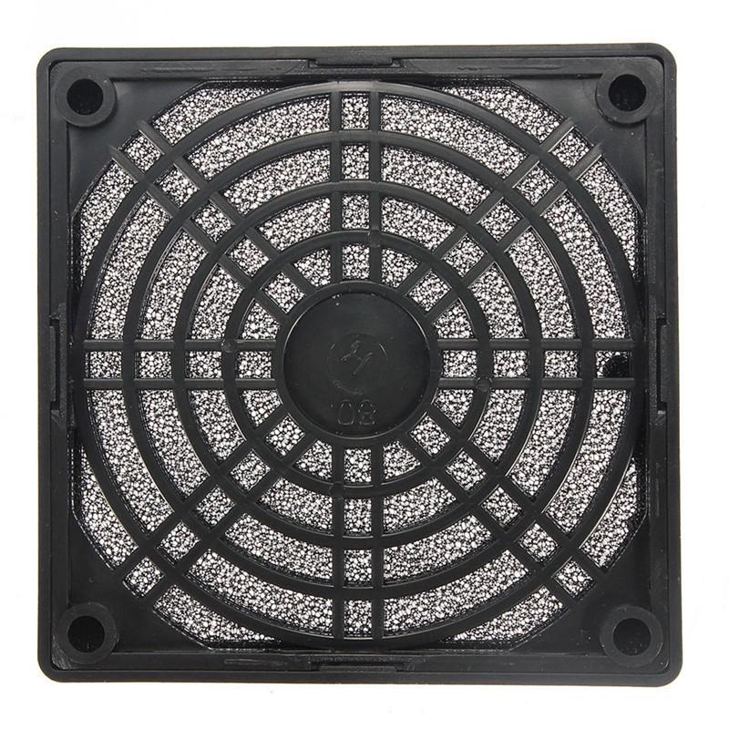 Dustproof 80Mm Case Fan Dust Filter Guard Grill Protector Cover Pc Computer