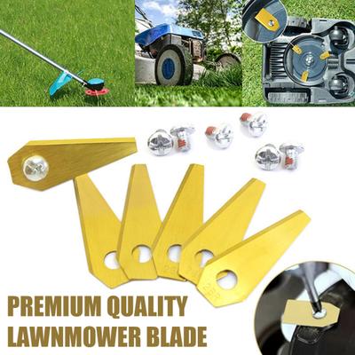 9/18/30Pcs Stainless Steel Lawnmower Blade for Bosch Indego Heavy Duty Universal Robot Lawn Mower Replacement Blade with Mounting Screws