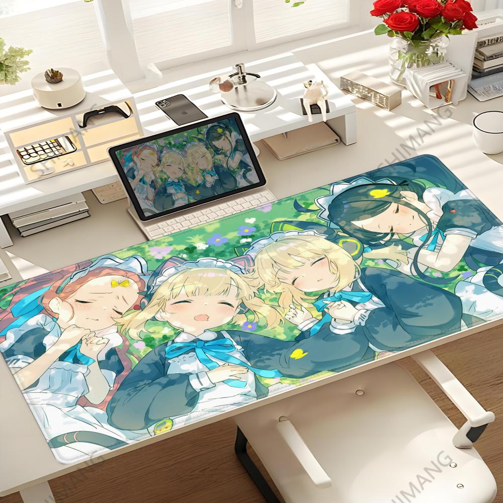 Cartoon Game Blue Archive Mousepad Hd Printing Computer Gamers Locking Edge Nonslip Mouse Pad Xxl90x40cm Keyboard Pc Desk Pad
