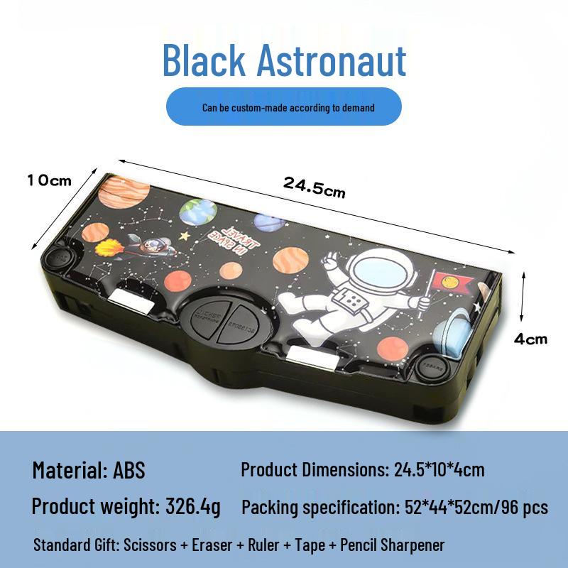 Creative Cartoon Multifunctional Pencil Case for Primary School Students - Large Capacity and High Appeal