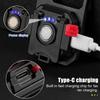 Portable Mini Keychain Light USB Rechargeable Flashlight led Waterproof Emergency Work Light Powerful Outdoor Camping Torch