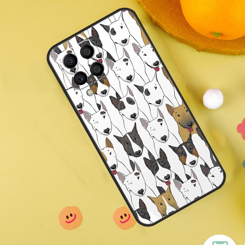 Bullterrier Bull Terrier Dog Case For Samsung Galaxy M20 M35 M55 M15 M32 M16 M36 M56 M54 M23 M52 M34 M14 M11 M31 M13 M53