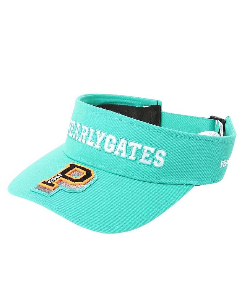 PEARLY GATES Unisex Sun Visor (Recycled Twill, Adjustable Size) / Golf Hat / 053-5187202 140_Mint Green FR