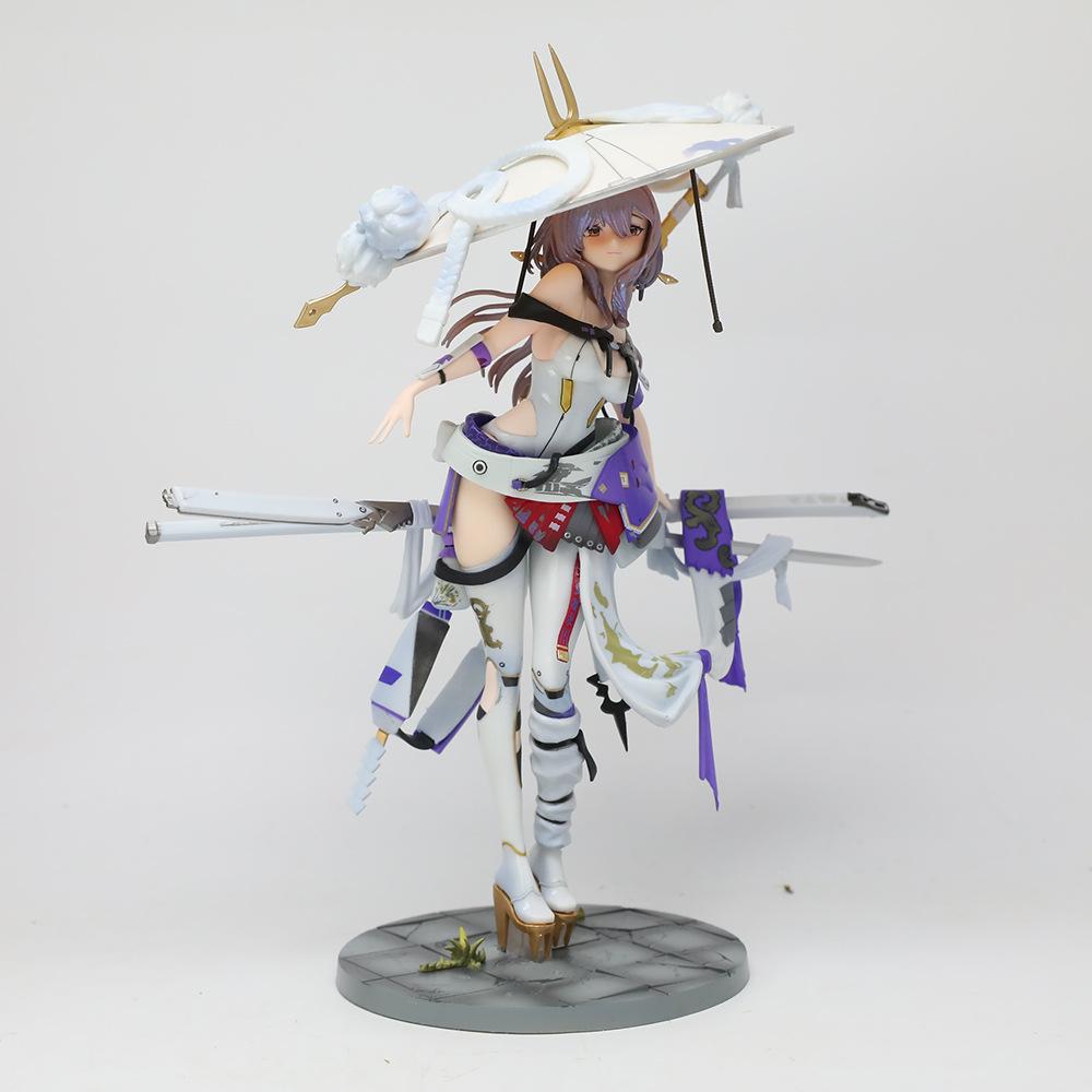 Anime GK PVC Model 25cm Nikki Red Lotus Victory Goddess Statue Collection Figure Toy