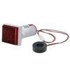 AC 50-500V 0-100A Square LED Digital Voltmeter Ammeter 110V 220V Voltage Current Meter Voltammeter Car Volt Amp Tester Detector