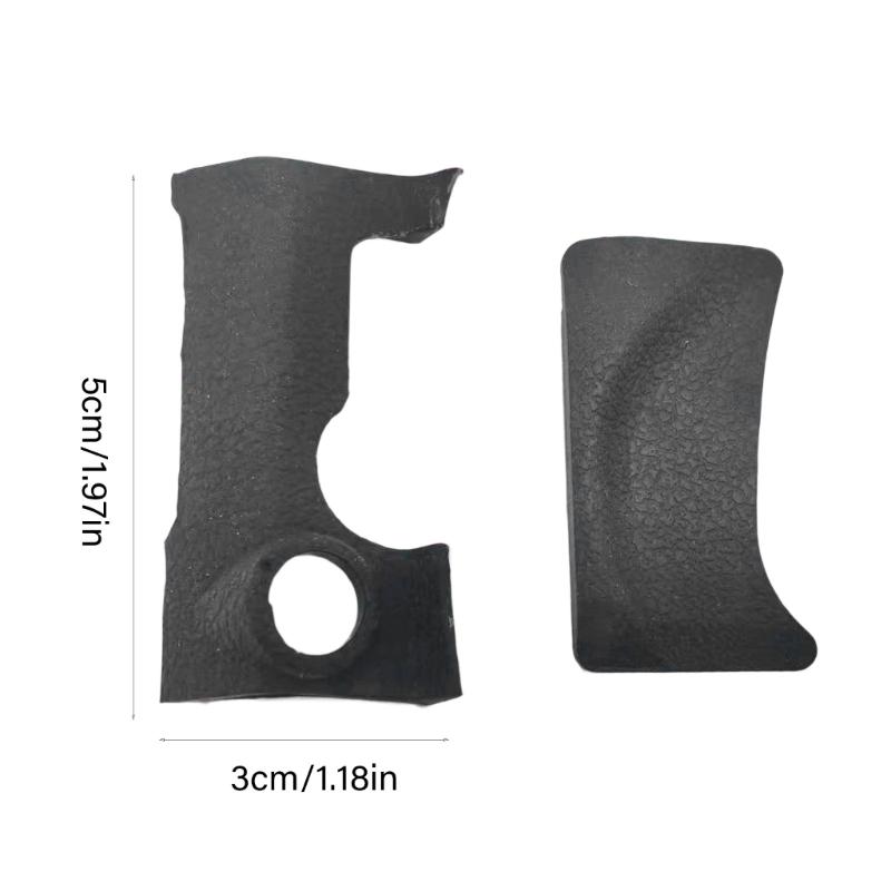 PU-Leder Daumen-Gummi-Pad Reparaturteil Abdeckungseinheit Kameraersatz mit Klebeseite für D200 Kamera Zubehör