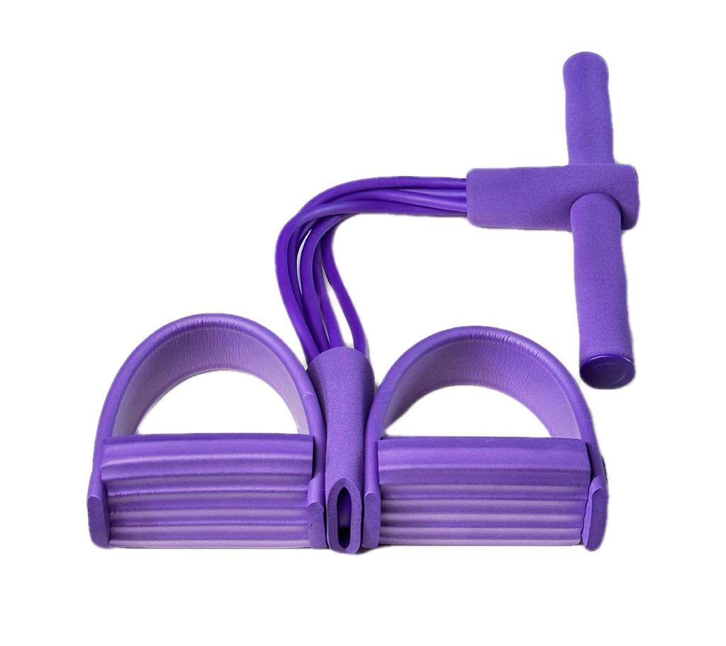 Vier-Röhren-Pedal-Spannungsgerät, Sechs-Röhren-Pedal-Spannungsseil, für den Haushalt, dünne Taille, Sit-ups, Bauchtrainer, Yoga-Fitnessgerät