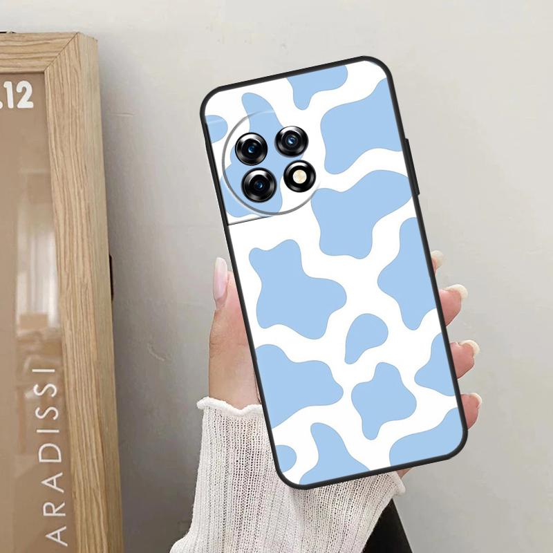 Cow Print Case For OnePlus 10T 10R 12R 9R 8T 12 11 9 10 Pro Nord CE 2 3 Lite CE4 2T N10 N20 N30 Cover
