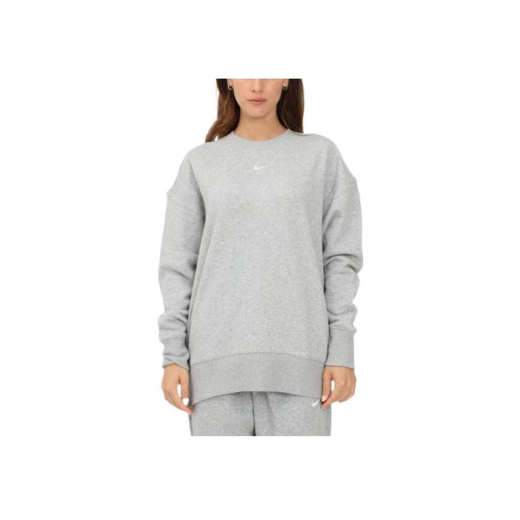 Nike Womens Phoenix Fleece Oversized Crewneck Sweatshirt Grey Women Streetwear DQ5733-063