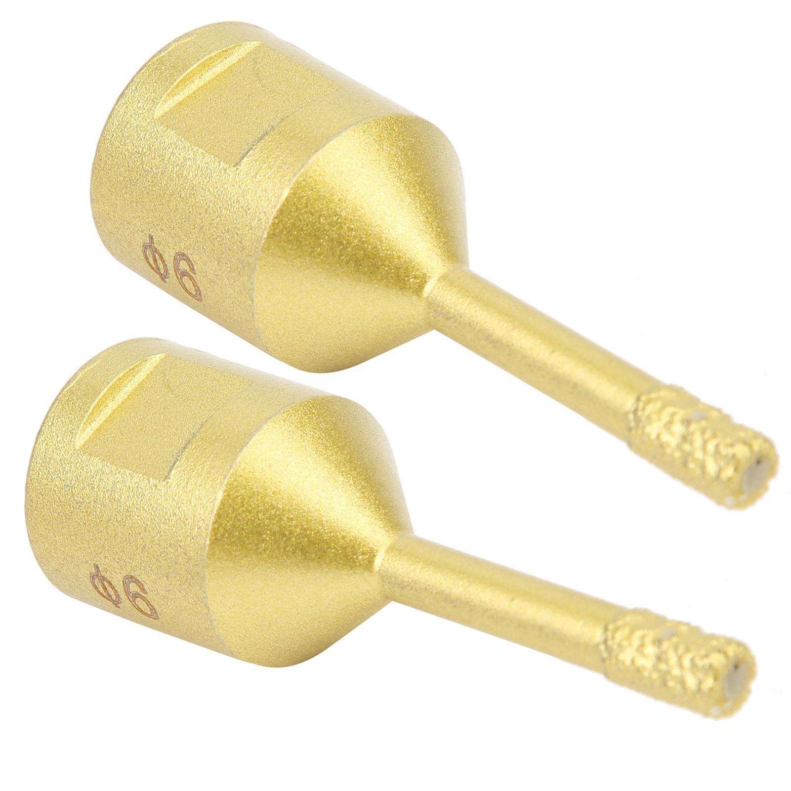 

2 шт. Алмазная коронка Сверло Отверстиерез Сверление Пайка Мрамор Бетон Инструменты М14 6 мм