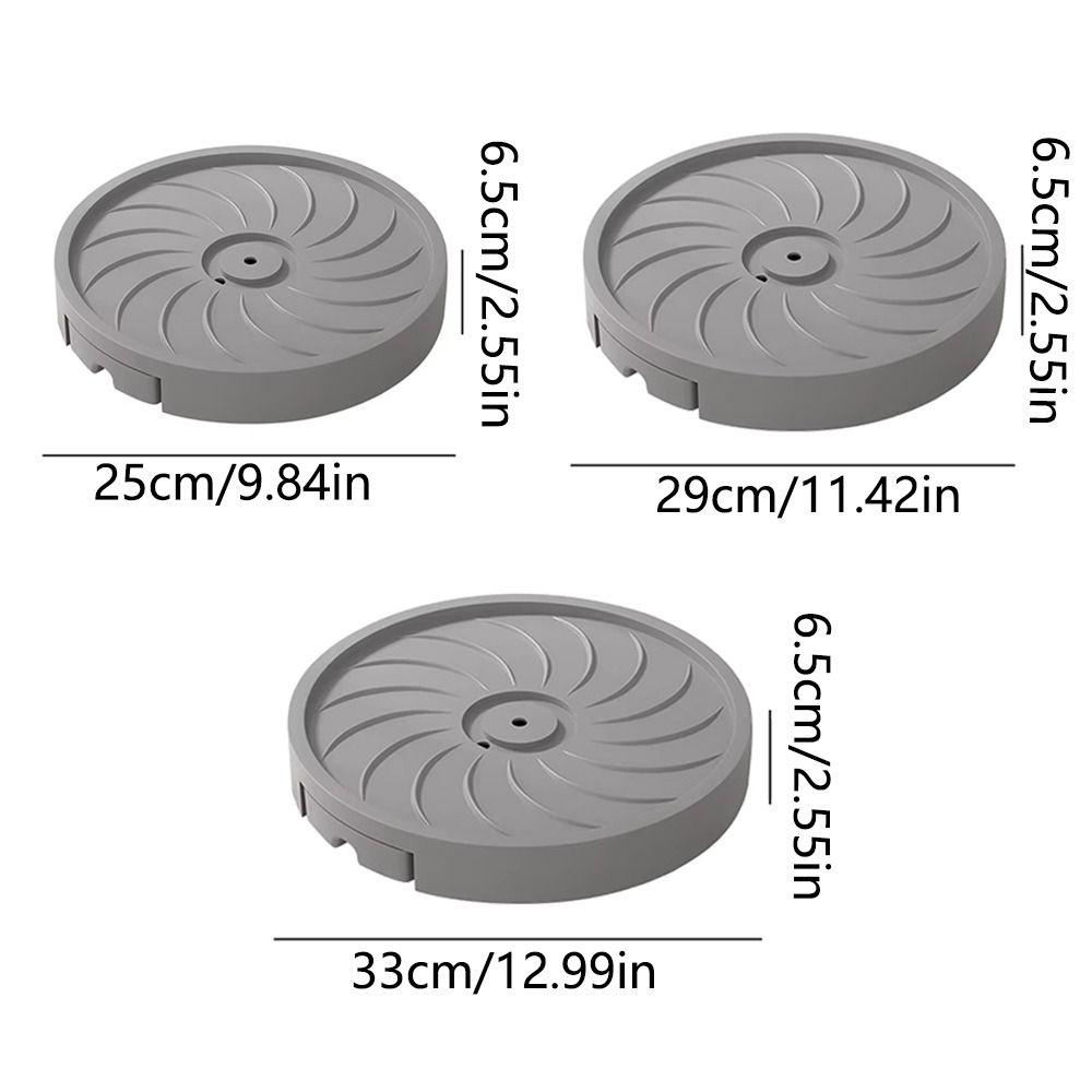 Round Rolling Flower Pot Tray High Load Bearing Flower Pot Mover Durable Plant Roller Base  Outdoor