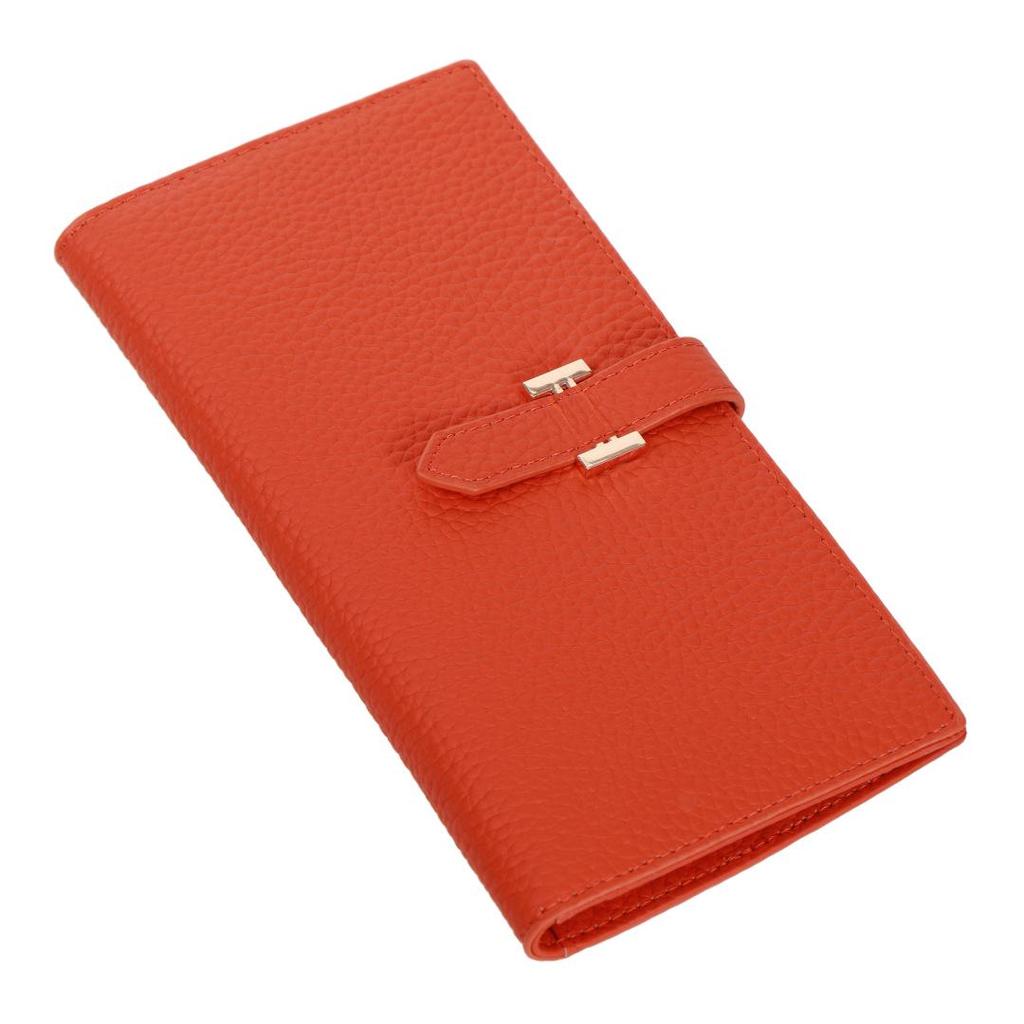 Ladies' Fashion Cowhide Wallet: Zipper Coin Purse and Clutch Bag – 2023 Japan, Europe, and America Collection.