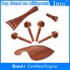 IRIN Mahogany Violin Pegs 3/4 4/4 Chin Rest End Pin Tuner Tailpiece Set Violin Replacement Parts Stringed Instrument Accessories