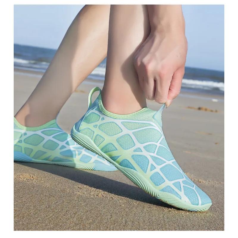 Unisex Water Shoes Quick Dry Breathable Aqua Shoes Non-Slip Lightweight Beach Swimming Shoes