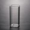 High Borosilicate Glass Explosion Proof Square Milk Juice Cup Household Transparent Large-capacity Water Cup Wine Glass Mugs