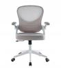 Children's gray mesh swivel chair for learning, adjustable height