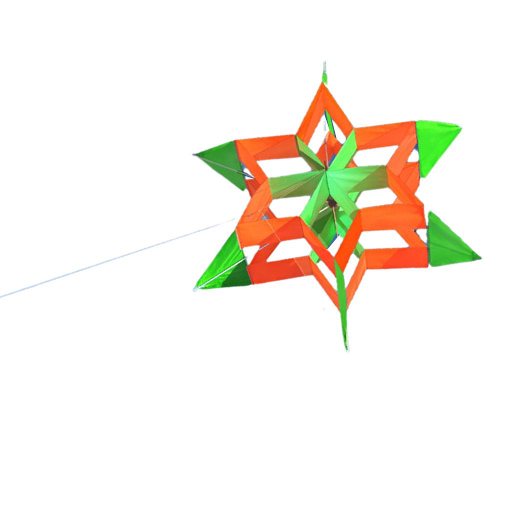 3D Lotus Kite With High Wind Resistance For Outdoor Family Beach Activities Easy Assembly Durable Polyester