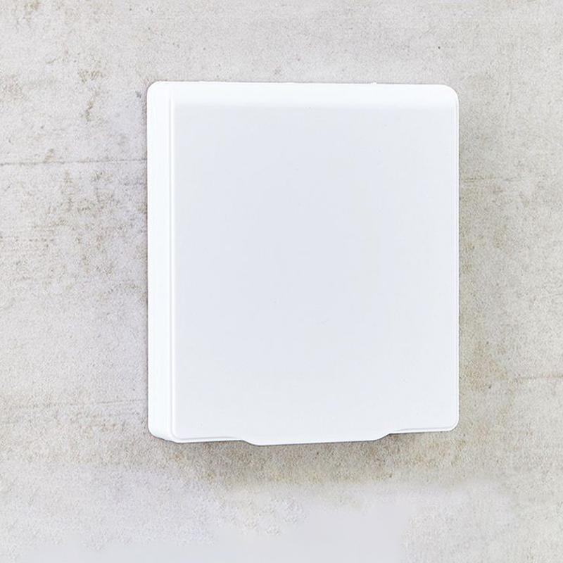 Wall-Mounted Switch Protective Cover Self-Adhesive Enlarged Plastic Socket Waterproof Box 86 Type Electric Plug Cover Bathroom