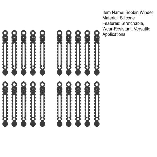 20 Stück Spulenwickler Silikon Kabelbinder Wiederverwendbarer Kabelorganisator mit Knopf
